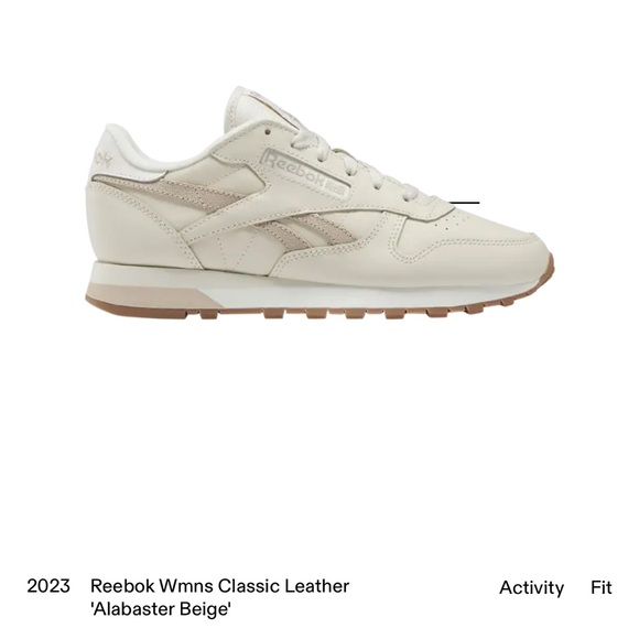 Reebok Shoes - Women’s Size 7 Reebok Classic Leather Sneakers in Alabaster Beige